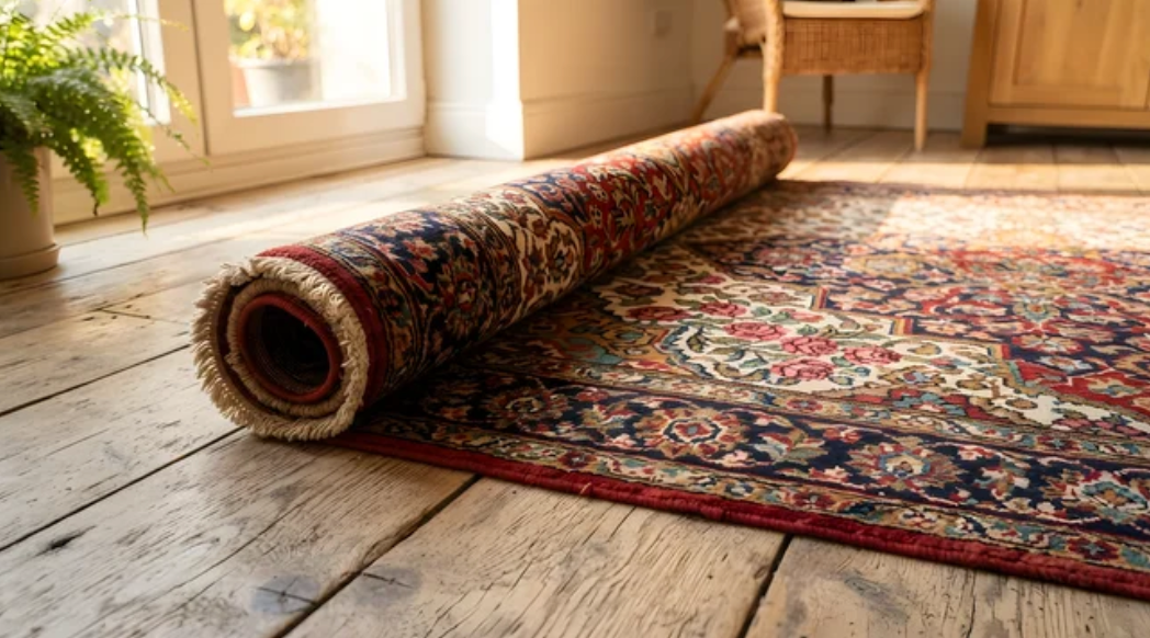 Fibres et nouage d’un tapis d’Orient