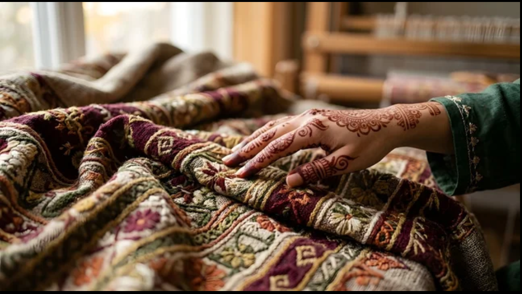 Observation des fibres d’un tapis d’Orient