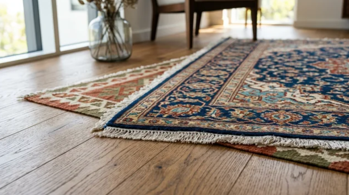 Dépoussiérage adapté à la conservation d’un tapis