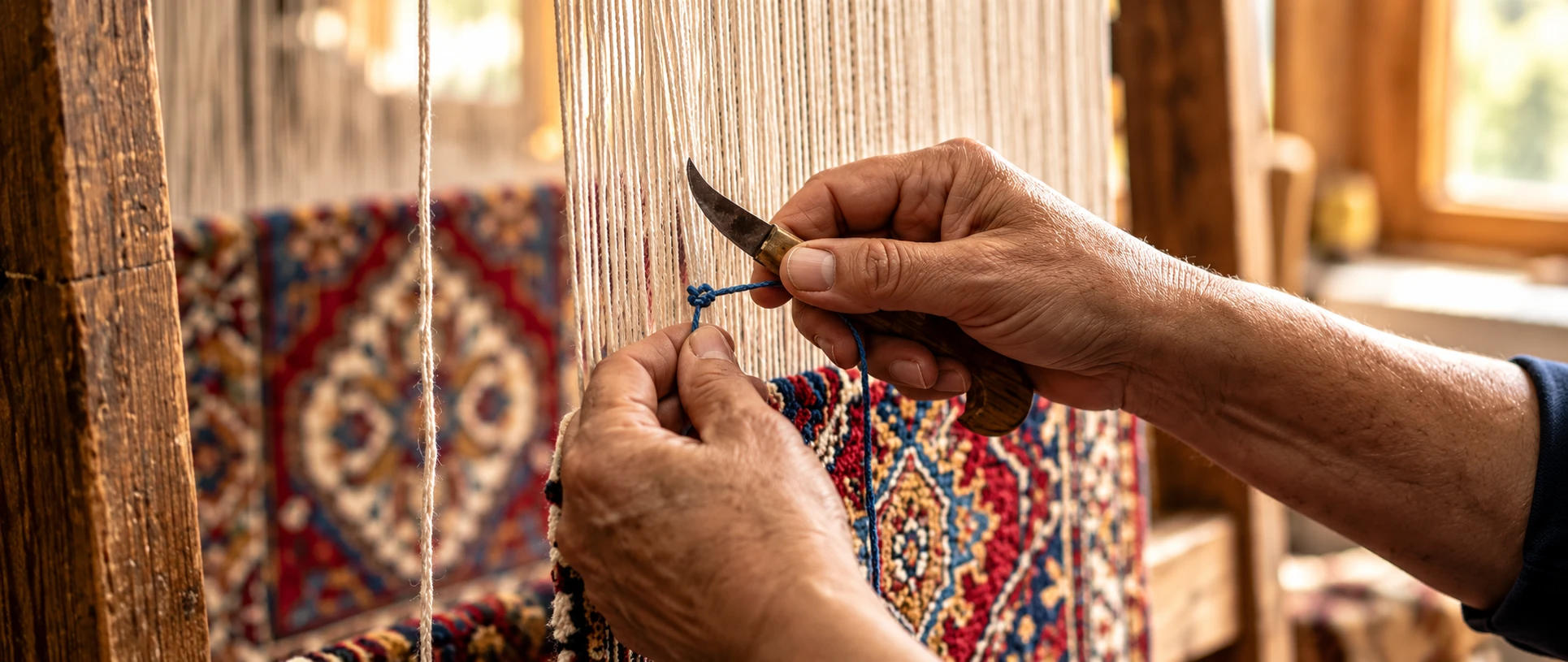 Restauration artisanale d’un tapis à Genève